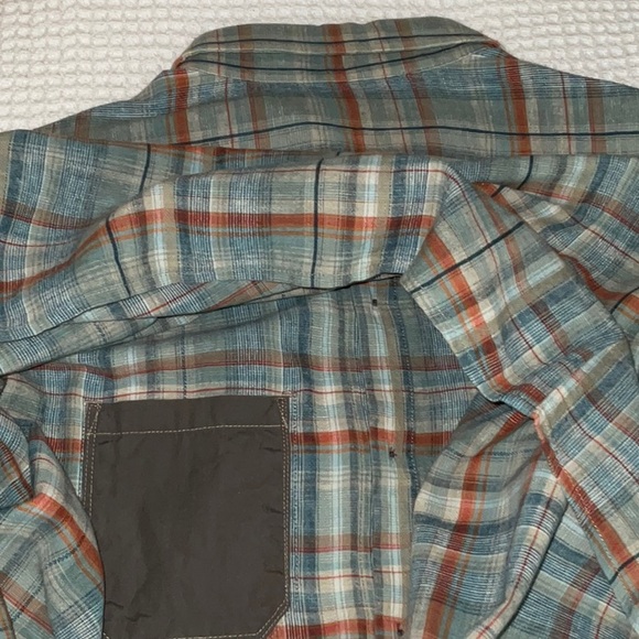 Like NEW Men’s Kühl Skorpio Button up, Linen Cotton Blend Shirt. Size Large - Picture 12 of 13